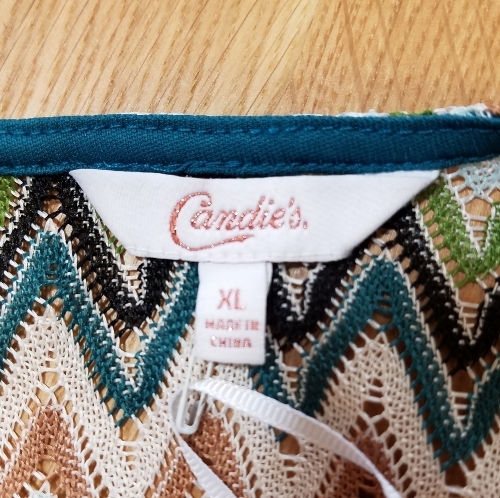 CANDIE'S Sweetheart Illusion Skate Dress - Picture 8 of 14